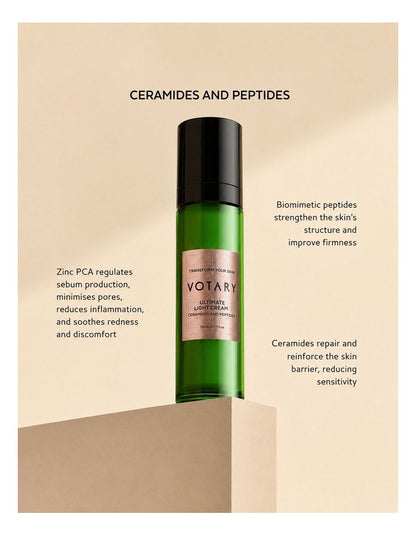 Ultimate Light Cream, Ceramides and Peptides - 50ml