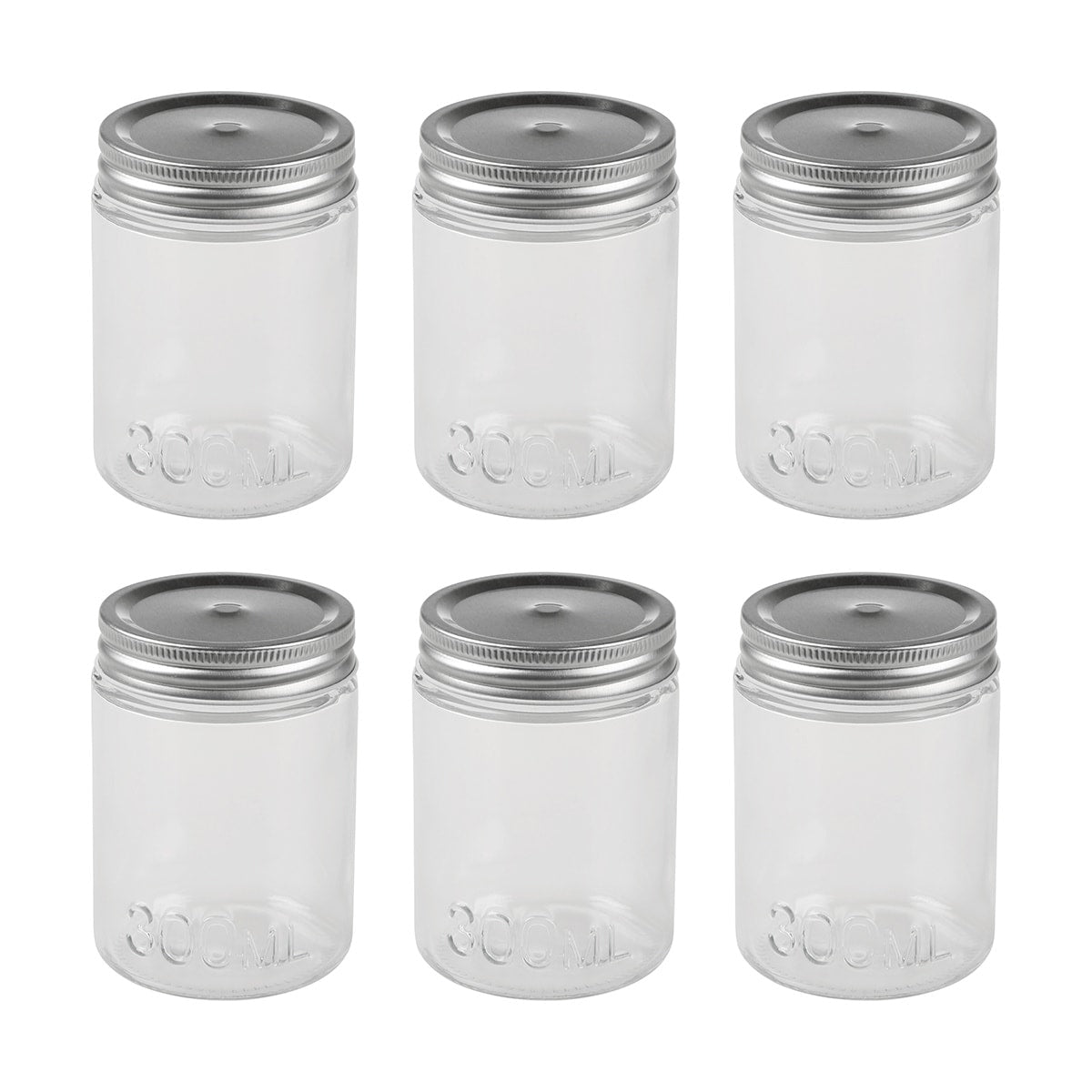 6 Preserving Jars - 300ml