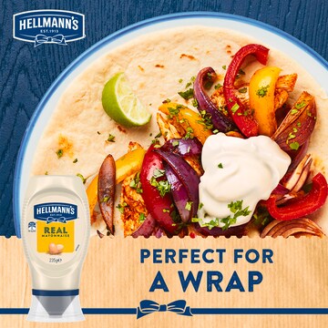 Hellmann's Real Mayonnaise Squeeze Bottle 235g