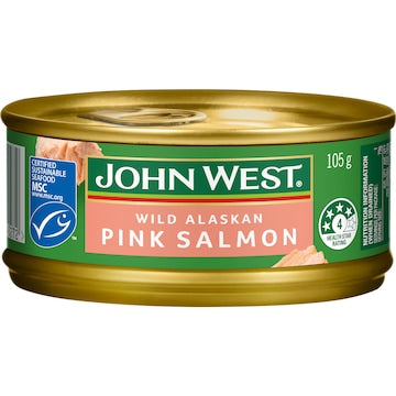 John West Wild Alaskan Pink Salmon 105g