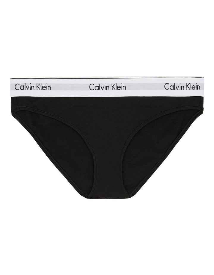 Modern Cotton Bikini Brief in Black