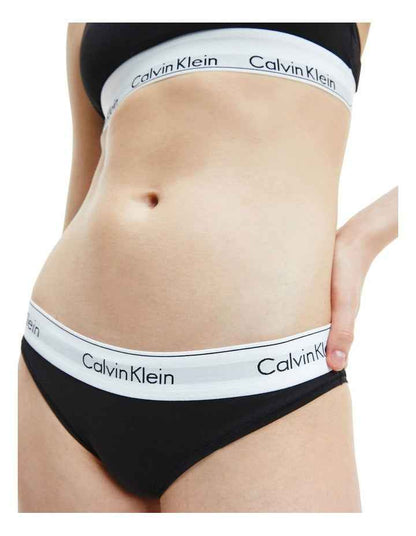 Modern Cotton Bikini Brief in Black