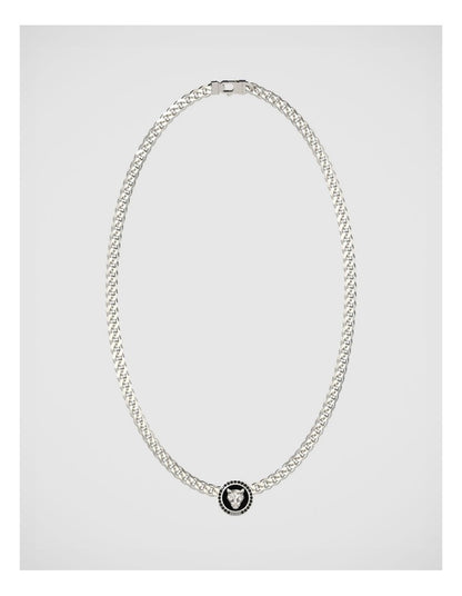 Guess Jewellery Panther Silver Necklace