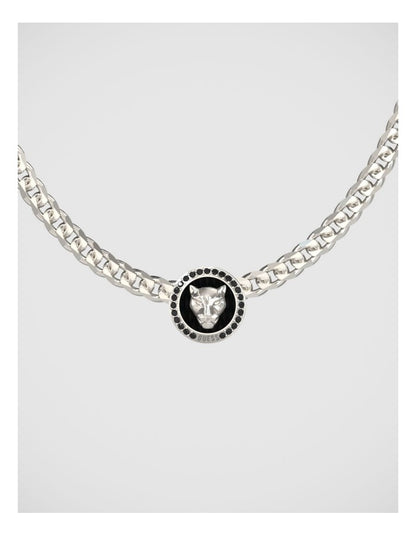 Guess Jewellery Panther Silver Necklace