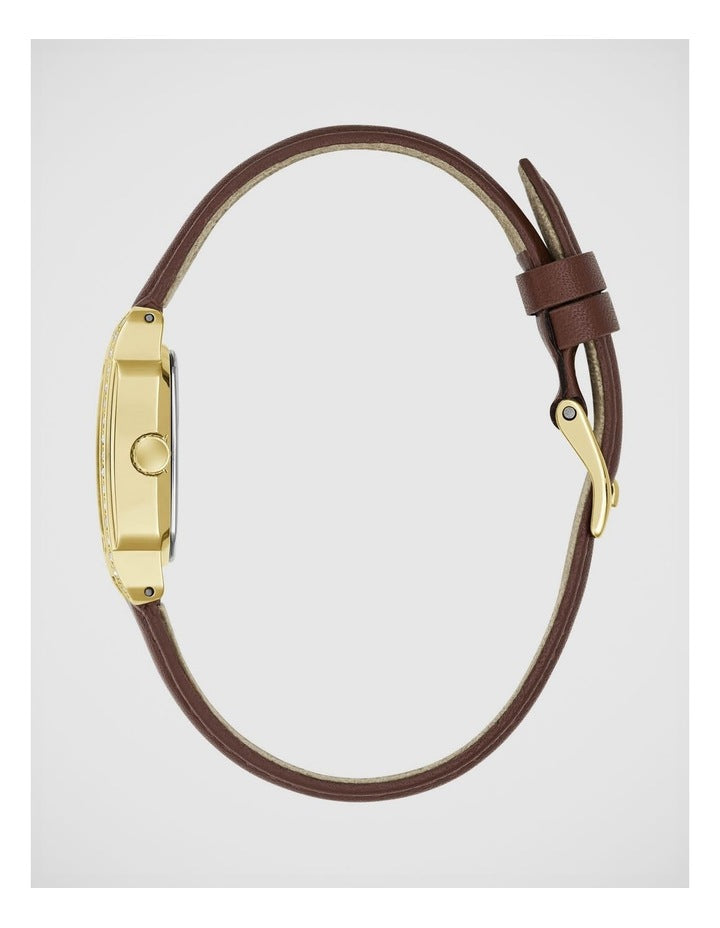 GUESS Ladies Gold-Tone Analogue Watch