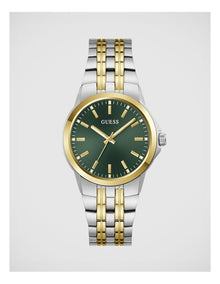 GUESS Mens Two-Tone Analogue Watch