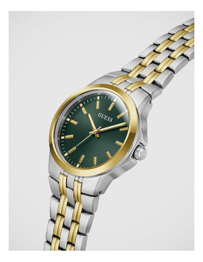 GUESS Mens Two-Tone Analogue Watch