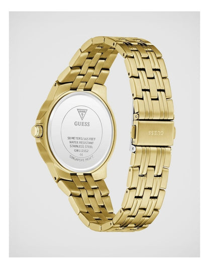 GUESS Mens Gold-Tone Analogue Watch