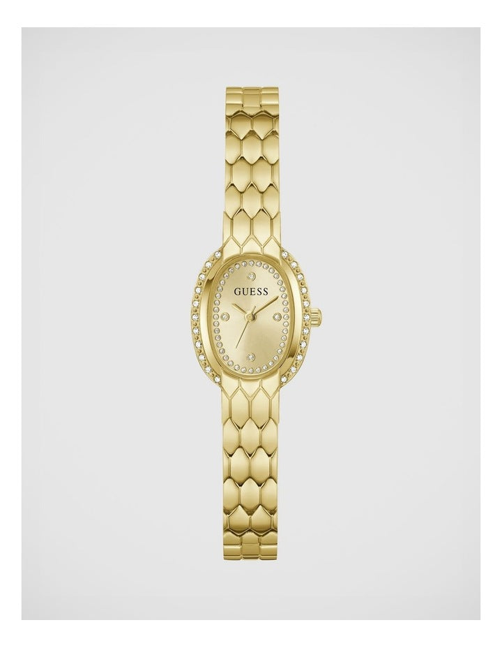 GUESS Ladies Gold-Tone Analogue Watch