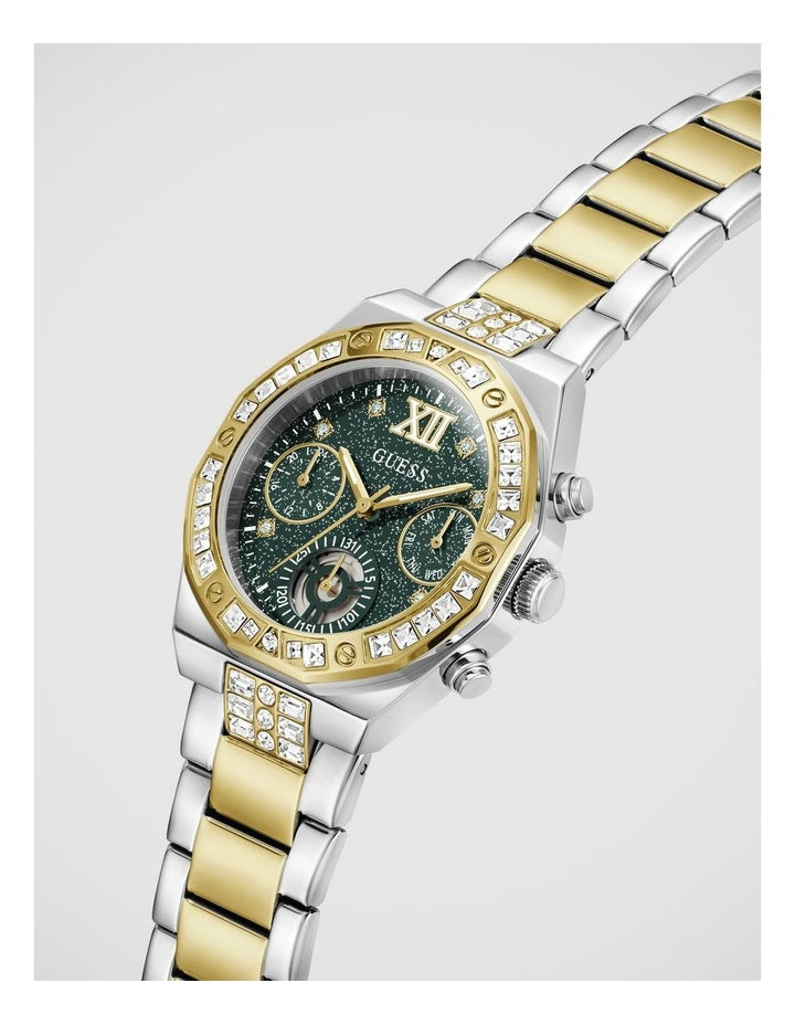 GUESS Ladies Two-Tone Analogue Watch