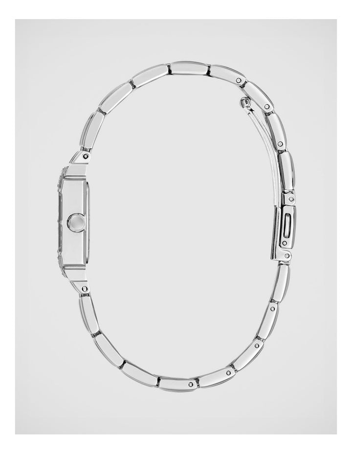 GUESS Ladies Silver-Tone Analogue Watch
