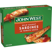 John West Wild Caught Sardines In Tomato Sauce 110g