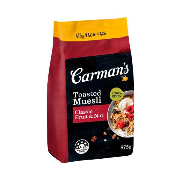 CARMANS MUESLI:CLASSIC:.:875 GRAM