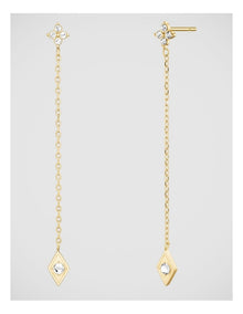 Rosefield Jewellery Diamond Star Gold Earrings