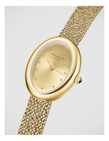 Rosefield Ovale Gold Watch