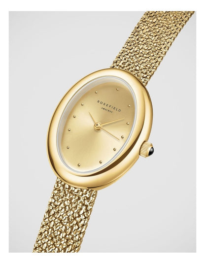 Rosefield Ovale Gold Watch