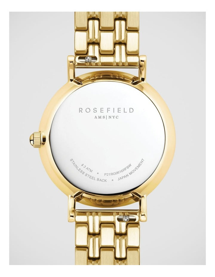 Rosefield Small Edit Gold Watch