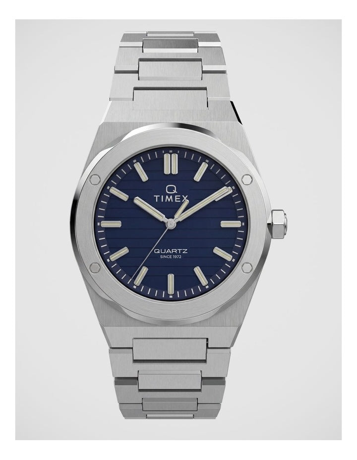 Timex Q Timex Marbella Silver Tone Watch