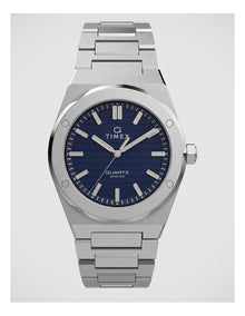 Timex Q Timex Marbella Silver Tone Watch