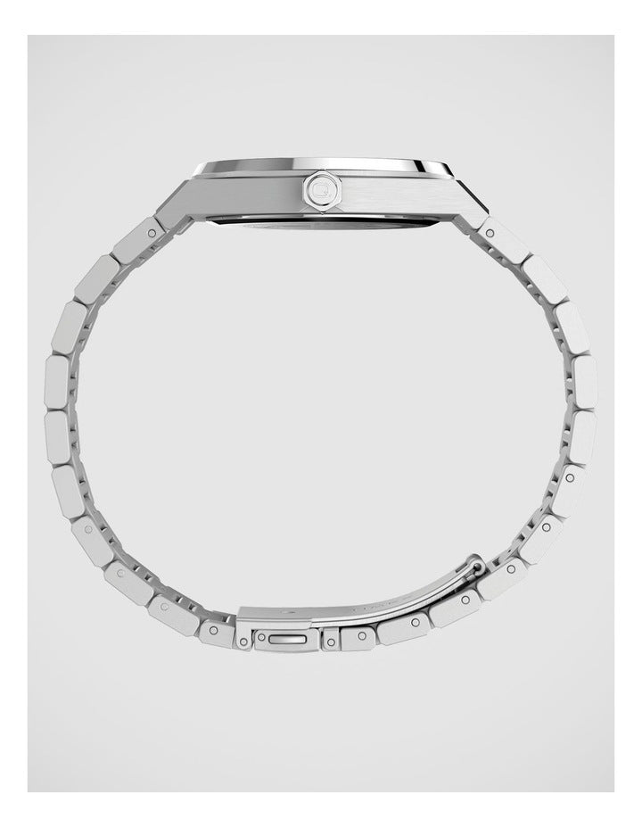 Timex Q Timex Marbella Silver Tone Watch
