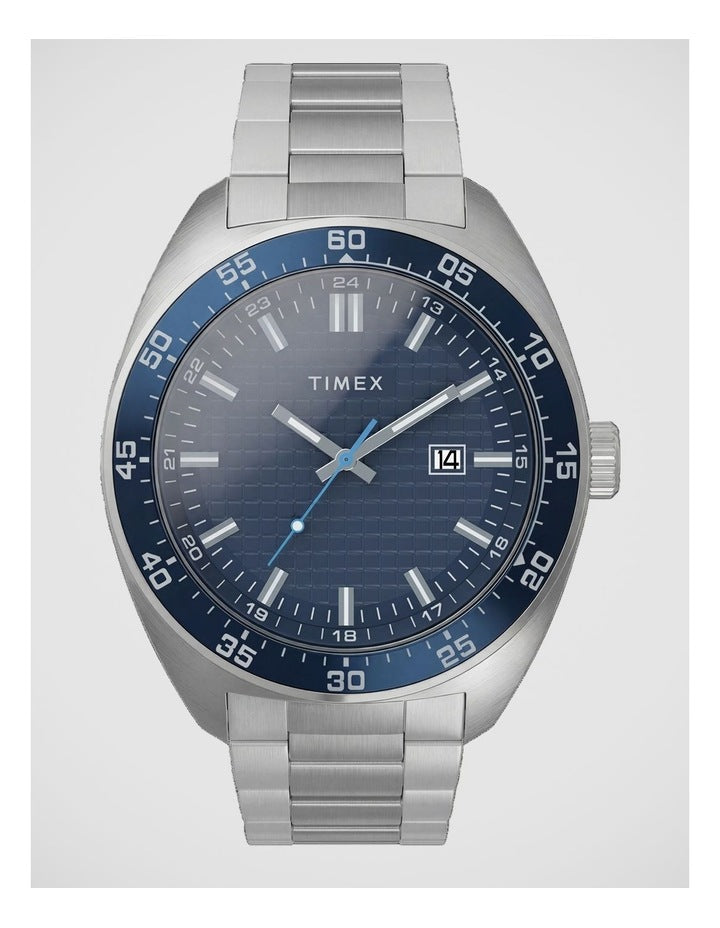 Timex Weston 3-Hand Silver Tone Watch