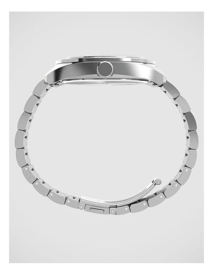 Timex Weston 3-Hand Silver Tone Watch