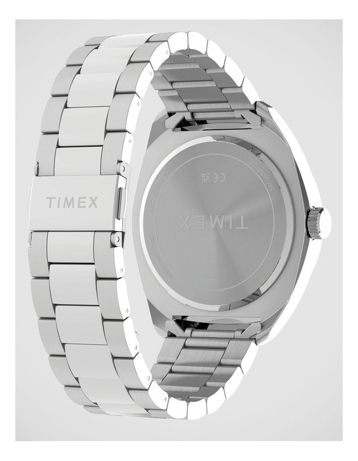 Timex Weston 3-Hand Silver Tone Watch