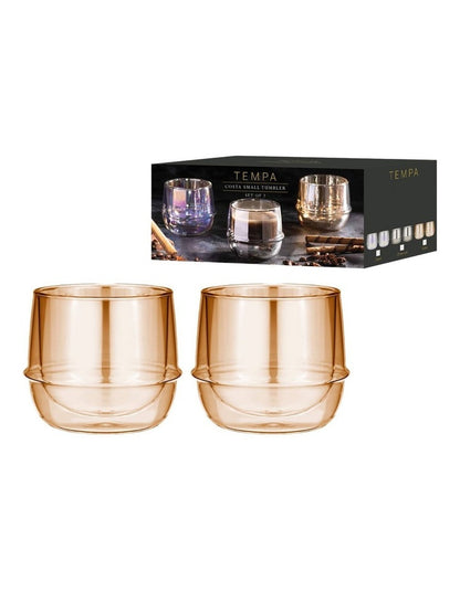 Costa Gold Small 2pk Tumbler