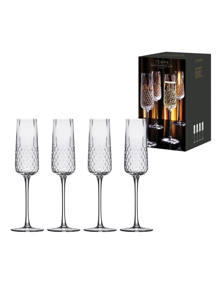 Jasper 4pk Champagne Glass