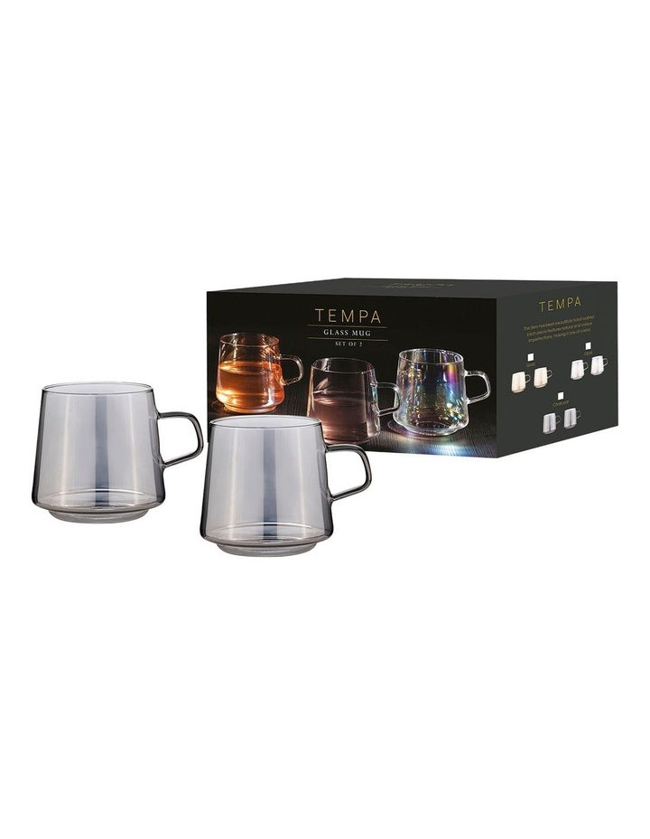 Oaklyn Charcoal 2pk Mug