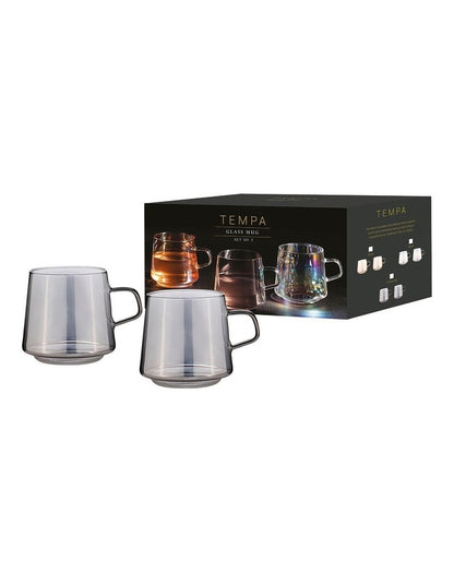 Oaklyn Charcoal 2pk Mug