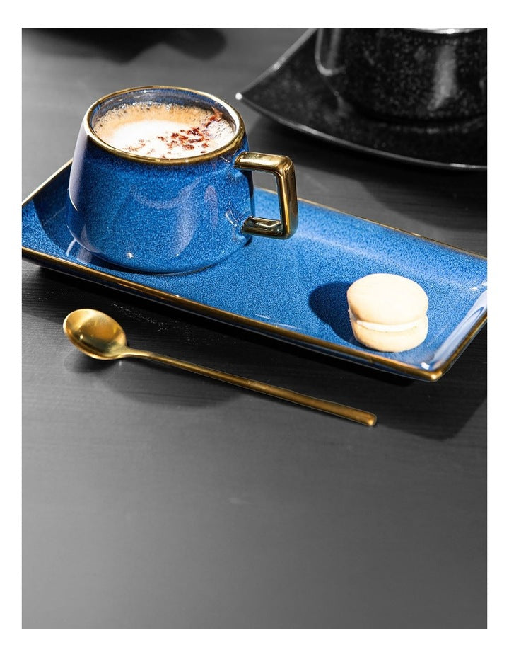 Rae Midnight Blue Mug Plate & Spoon Set