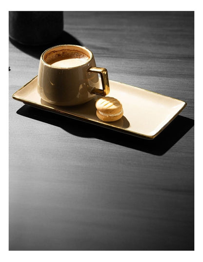 Rae Mocha Mug Plate & Spoon Set