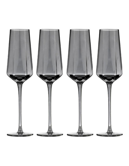 Jaxon Charcoal 4pk Champagne Glass