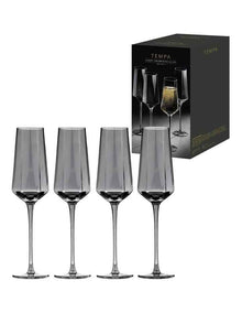Jaxon Charcoal 4pk Champagne Glass