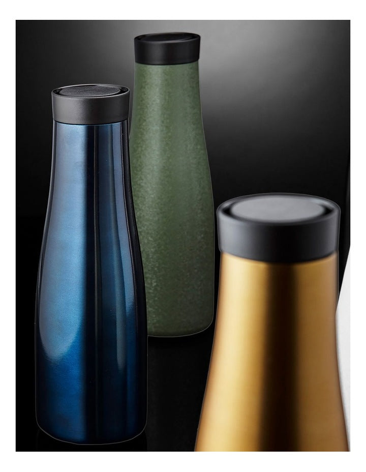 Sawyer Metallic Navy Drink Bottle