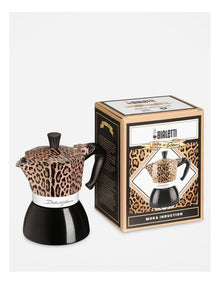 Moka Induction 4 Cup D&G Leopardo