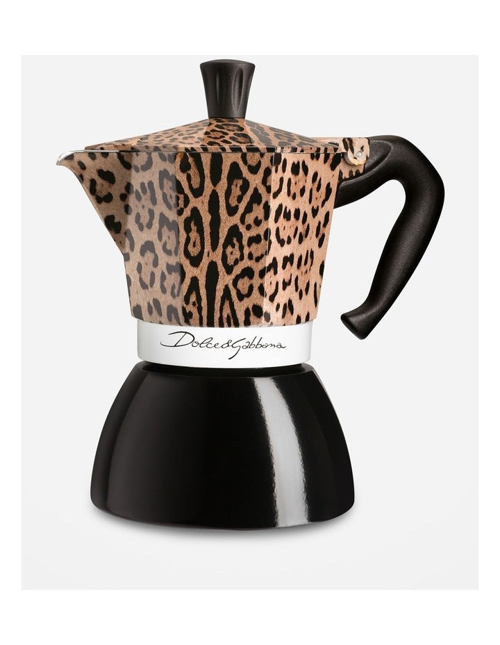 Moka Induction 6 Cup D&G Leopardo