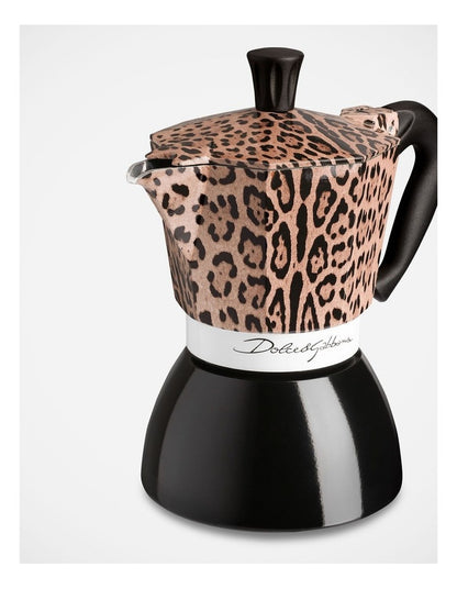 Moka Induction 6 Cup D&G Leopardo