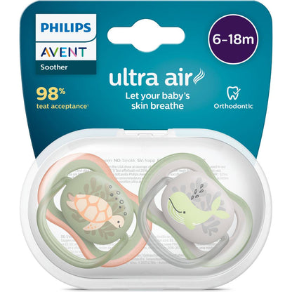 Philips Avent Avent Soother 6-18 Months 2 Pack