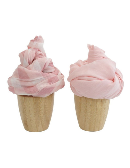BUBBA SUNDAE 2PK MUSLIN WRAPS - CUPCAKE