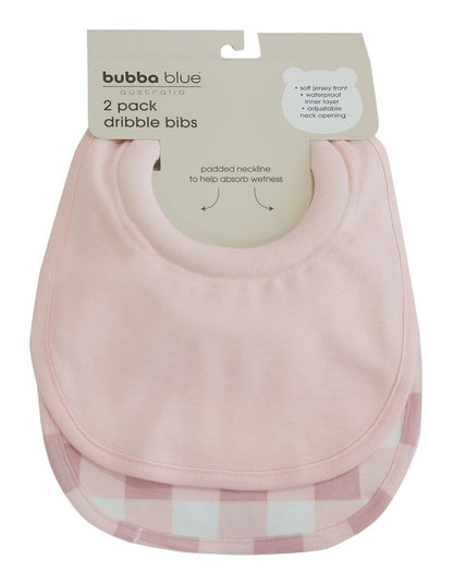 BUBBA SUNDAE 2PK DRIBBLE BIBS - CUPCAKE