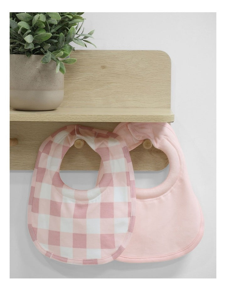 BUBBA SUNDAE 2PK DRIBBLE BIBS - CUPCAKE