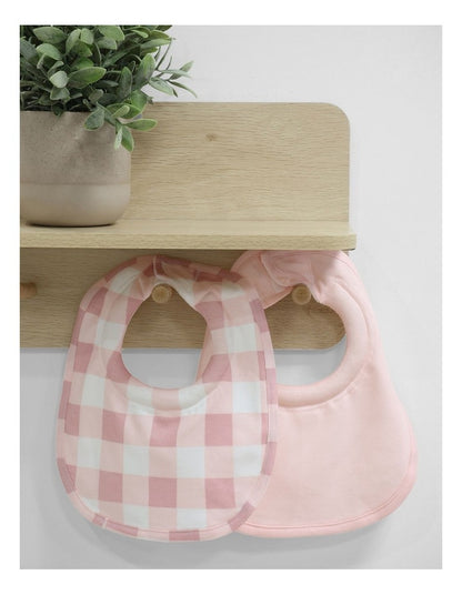 BUBBA SUNDAE 2PK DRIBBLE BIBS - CUPCAKE