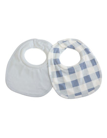 BUBBA SUNDAE 2PK DRIBBLE BIBS - BLUEBERRY