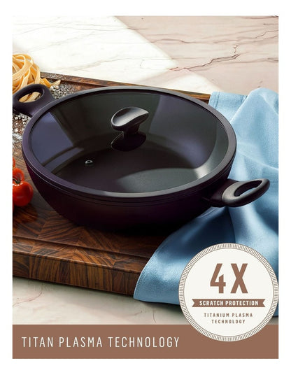 Per Domani Ceramic 30cm Covered Wok