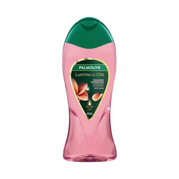 PALMOLIVE LUMINOUS OILS SHOWER GEL FRANGIPANI & COCONUT BODY WASH 400ML