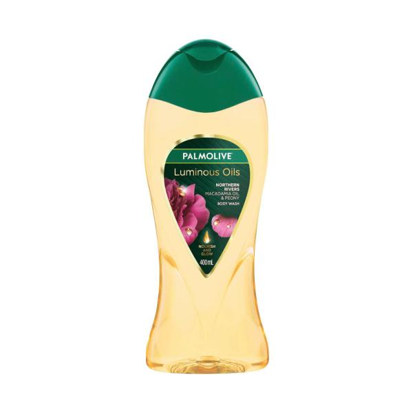 PALMOLIVE BODY WASH LUMINOUS OILS MACADAMIA OIL & PEONY 400ML