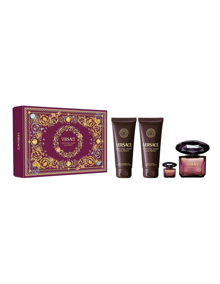 Crystal Noir EDP 90ml Set (EDP 90ml & Bath & Shower Gel 100ml & Body Lotion 100ml + 5ml