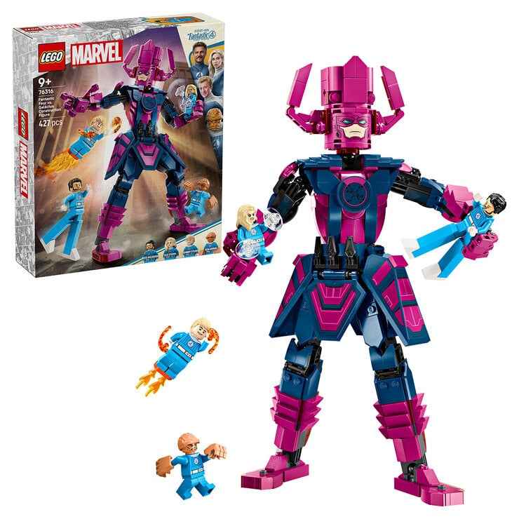Super Hero Construction Figure Set with Villain